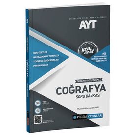 Pegem Akademi Yayıncılık AYT Coğrafya Soru Bankası