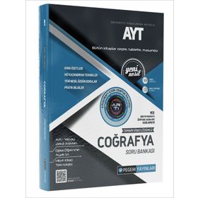 Pegem Akademi Yayıncılık AYT Coğrafya Soru Bankası