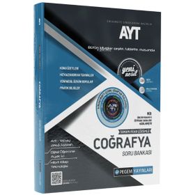 Pegem Akademi Yayıncılık AYT Coğrafya Soru Bankası