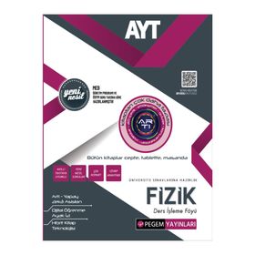 Pegem Akademi Yayıncılık AYT Fizik Ders İşleme Föyü