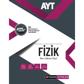 Pegem Akademi Yayıncılık AYT Fizik Ders İşleme Föyü