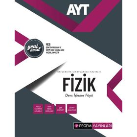 Pegem Akademi Yayıncılık AYT Fizik Ders İşleme Föyü