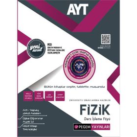 Pegem Akademi Yayıncılık AYT Fizik Ders İşleme Föyü