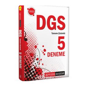 Pegem Akademi Yayıncılık DGS Tamamı Çözümlü 5 Deneme
