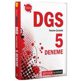 Pegem Akademi Yayıncılık DGS Tamamı Çözümlü 5 Deneme