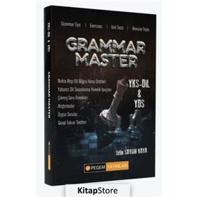 Pegem Akademi Yayıncılık - Grammar Master YKS - DİL YDS