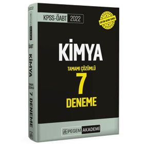 Pegem Akademi Yayıncılık Kpss 2022 Kimya 7 Deneme Tamamı Çözümlü