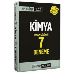 Pegem Akademi Yayıncılık Kpss 2022 Kimya 7 Deneme Tamamı Çözümlü
