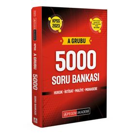 Pegem Akademi Yayıncılık KPSS A Grubu 5000 Soru Bankası