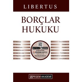 Pegem Akademi Yayıncılık KPSS A Grubu Borçlar Hukuku Konu Anlatımlı