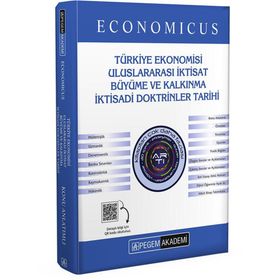 Pegem Akademi Yayıncılık KPSS A Grubu Economicus Türkiye Ekonomisi Uluslararası İktisat Büyüme ve Kalkınma İktisadi Doktri