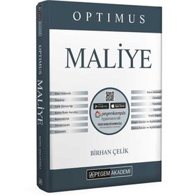 Pegem Akademi Yayıncılık Kpss A Grubu Optimus Maliye Konu Anlatımı