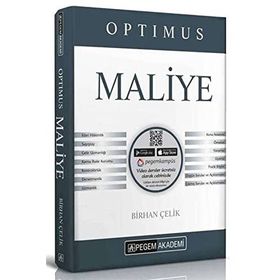 Pegem Akademi Yayıncılık Kpss A Grubu Optimus Maliye Konu Anlatımı