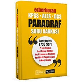 Pegem Akademi Yayıncılık Kpss Ales Dgs Ezberbozan Paragraf Soru Bankası