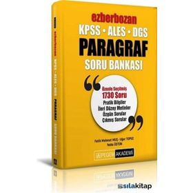 Pegem Akademi Yayıncılık Kpss Ales Dgs Ezberbozan Paragraf Soru Bankası