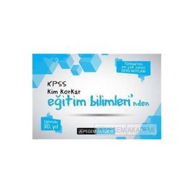 Pegem Akademi Yayıncılık KPSS Kim Korkar Eğitim Bilimleri Ders Notları