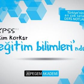 Pegem Akademi Yayıncılık KPSS Kim Korkar Eğitim Bilimleri Ders Notları