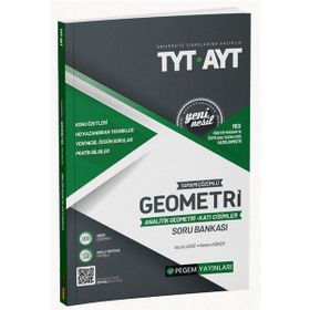 Pegem Akademi Yayıncılık TYT-AYT Tamamı Çözümlü Geometri Analitik Geometri Katı Cisimler Soru Bankası