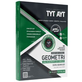 Pegem Akademi Yayıncılık TYT-AYT Tamamı Çözümlü Geometri Analitik Geometri Katı Cisimler Soru Bankası