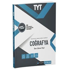 Pegem Akademi Yayıncılık TYT Coğrafya Ders İşleme Föyü