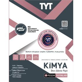Pegem Akademi Yayıncılık TYT Kimya Ders İşleme Föyü