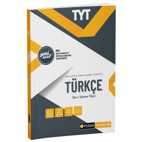 Pegem Akademi Yayıncılık TYT Türkçe Ders İşleme Föyü