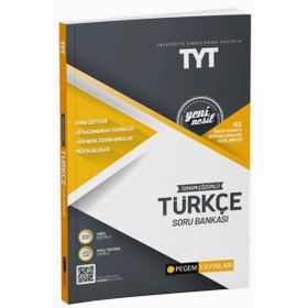 Pegem Akademi Yayıncılık TYT Türkçe Soru Bankası