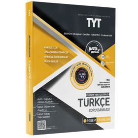 Pegem Akademi Yayıncılık TYT Türkçe Soru Bankası