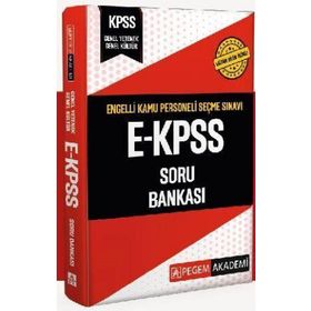 Pegem Akademi Yayınları 2022 EKPSS Genel Yetenek Genel Kültür Soru Bankası