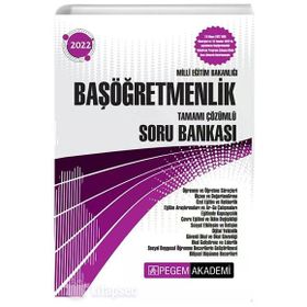 Pegem Akademi Yayınları 2022 MEB Başöğretmenlik Soru Bankası