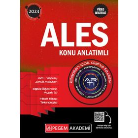 Pegem Akademi Yayınları 2024 Ales Konu Anlatımlı