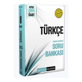 Pegem Akademi Yayınları 2024 KPSS ÖABT Türkçe Tamamı Çözümlü Soru Bankası