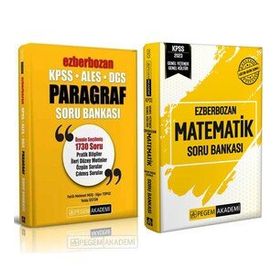 Pegem KPSS ALES DGS Ezberbozan Paragraf ve Matematik Soru Seti