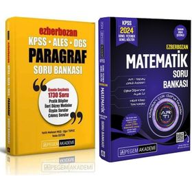 Pegem KPSS ALES DGS Ezberbozan Paragraf ve Matematik Soru Seti