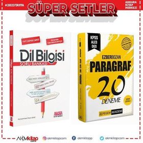 Pegem KPSS Ezberbozan Paragraf Deneme ve AKM Dil Bilgisi Soru Bankası Seti 2 Kitap