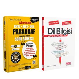 Pegem KPSS Ezberbozan Paragraf Deneme ve AKM Dil Bilgisi Soru Bankası Seti 2 Kitap