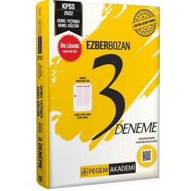Pegem Kpss Önlısans Gy-gk Ezberbozan 3 Deneme