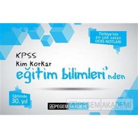 Pegem Yayınları 2018 KPSS Kim Korkar Tarihten Ders Notları