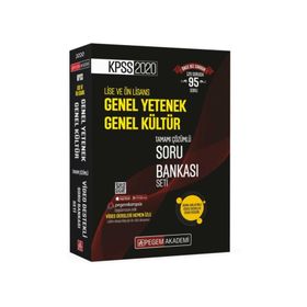 Pegem Yayınları 2020 KPSS Lise Ve Önlisans Gygk Çözümlü Soru Bankası Seti