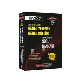 Pegem Yayınları 2020 KPSS Lise Ve Önlisans Gygk Çözümlü Soru Bankası Seti