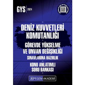 Pegem Yayınları - 2023 Deniz Kuvvetleri Komutanlığı Görevde Yükselme Konu Anlatımlı Soru Bankası