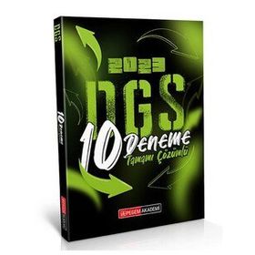 Pegem Yayınları 2023 DGS Tamamı Çözümlü 10 Deneme