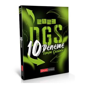 Pegem Yayınları 2023 DGS Tamamı Çözümlü 10 Deneme