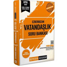 Pegem Yayınları 2023 Ezberbozan KPSS Genel Yetenek Genel Kültür Türkçe Soru Bankası