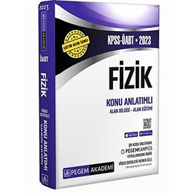 Pegem Yayınları 2023 KPSS ÖABT Fizik Konu Anlatımlı