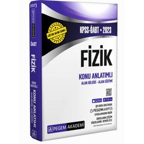 Pegem Yayınları 2023 KPSS ÖABT Fizik Konu Anlatımlı