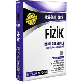 Pegem Yayınları 2023 KPSS ÖABT Fizik Konu Anlatımlı