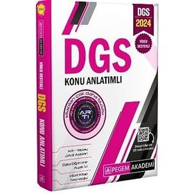 Pegem Yayınları - 2024 DGS Konu Anlatımlı