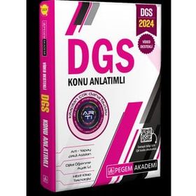 Pegem Yayınları - 2024 DGS Konu Anlatımlı