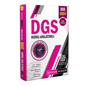 Pegem Yayınları - 2024 DGS Konu Anlatımlı